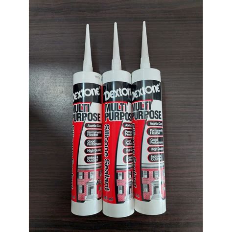 Jual Lem Tabung Sealant Sealent Silicone Silicon Dextone CLEAR BENING