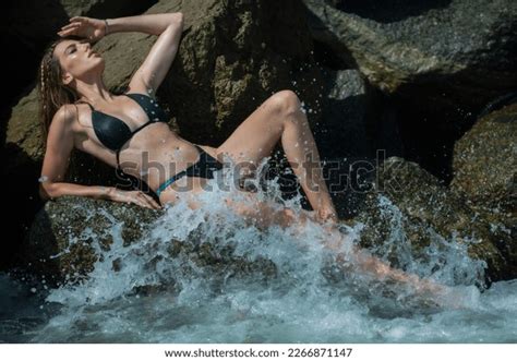 Woman Bikini On Tropical Beach Summer Stock Photo 2266871147 Shutterstock