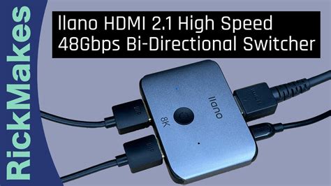 Llano Hdmi High Speed Gbps Bi Directional Switcher Youtube