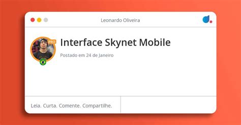 Interface Skynet Mobile