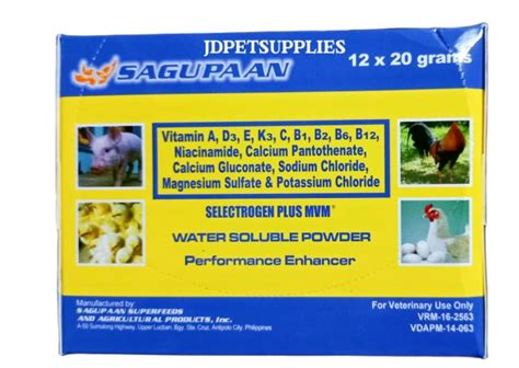 Selectrogen Plus MVM Water Soluble Powder 20g Sold Per Box Lazada PH