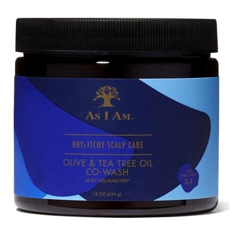 As I Am Dry And Itchy Scalp Care Olive And Tea Tree Oil Cowash 16 Oz