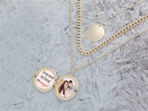 Personalized Locket Necklace,custom Locket Necklace,locket Necklace,photo Locket,custom Photo ...