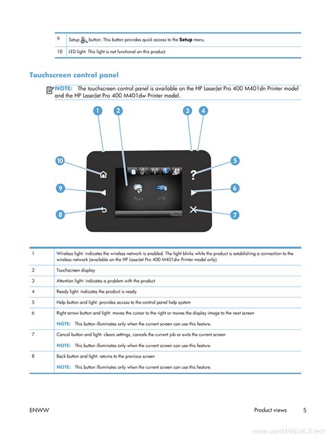 HP LaserJet Pro 400 M401 User Manual, Page: 2