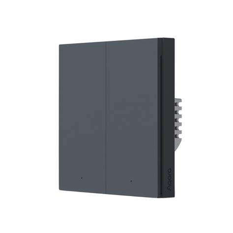 Выключатель двухклавишный с нейтралью | Aqara Smart Wall Switch H1 EU ...