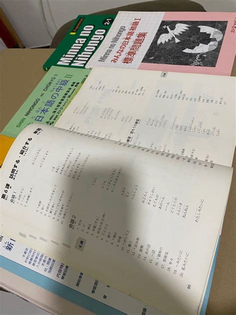 Japanese Language Textbooks Minna No Nihongo And Shin Nihongo No Chukyu