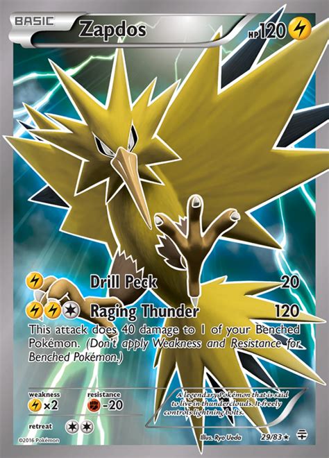 Zapdos Generations Rare Holo Pokemon TCG DigitalTQ