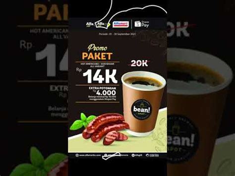 Promo Bean Spot Alfamart Alfaexpress 1 Sd 30 Sep Sebulan Guys