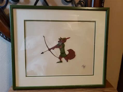 Robin Hood Original Hand Painted Production Cel Walt Disney Movie