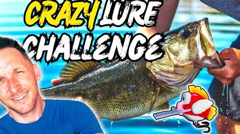 Crazy Fishing Lure Challenge Part Youtube