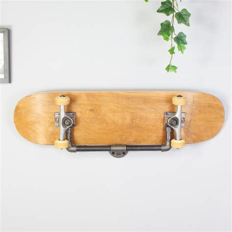 Skateboard Storage Rack Crafted From Steel Pipe