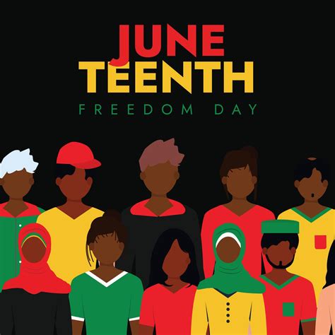 Juneteenth Freedom Day 19th June Emancipation Day Freedom Day