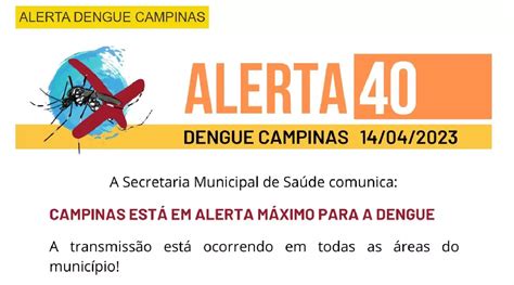 Alerta de Dengue 40 atualiza informações sobre a epidemia da doença