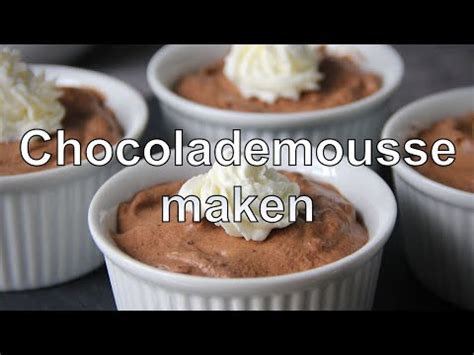 Chocolademousse Recept Nagerecht Met Pure Chocolade Eetman