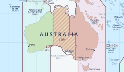 Timezones And Time Changes In Australia