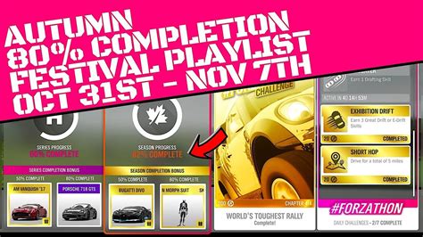 Forza Horizon Autumn Festival Playlist Oct St Nov Th