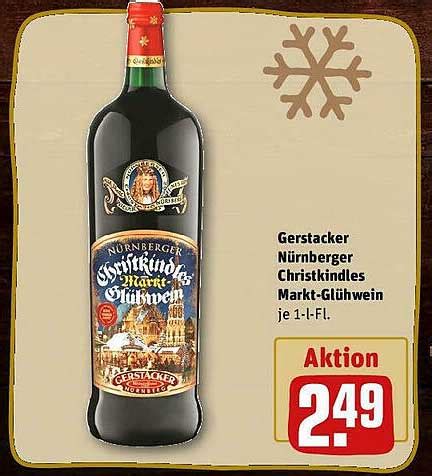 Gerstacker Nürnberger Christkindles Markt glühwein Angebot bei REWE