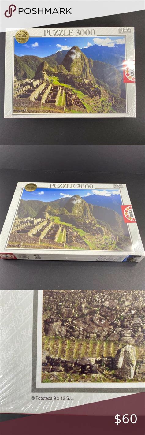 Educa Macchu Picchu Peru Puzzle 3000 Pieces 12454 Macchu Picchu Peru