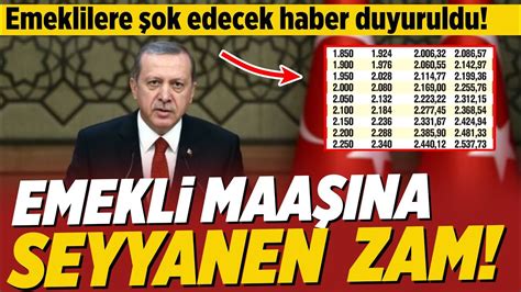 SGK uzmanı duyurdu Emekli maaşlarına 10 BİN TL seyyanen zam geliyor