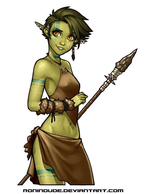 Half Orc Girl By Ray Cornwell Ii Female Orc Character Art Dungeons And Dragons Characters