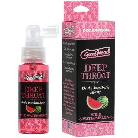 Buy Goodhead Deep Throat Oral Sex Numbing Desensitizing Spray Choose Flavor And Size Online At