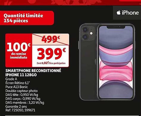 Promo Smartphone Reconditionn Iphone Go Chez Auchan Icatalogue Fr