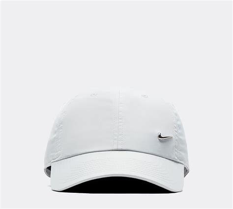 Nike Heritage 86 Swoosh Cap Light Smoke Grey Metallic Silver Footasylum