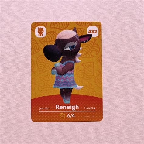 432 RENEIGH Animal Crossing Amiibo Card AUTHENTIC 💕... - Depop