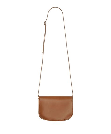 Satchel Shoulder Strap Bag In Vegetable Tanned Leather