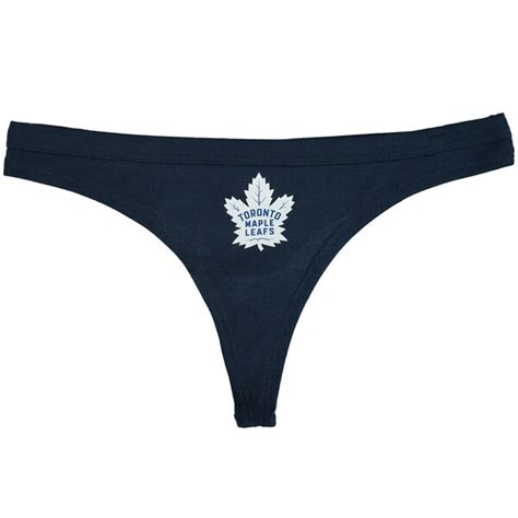 Womens Toronto Maple Leafs Concepts Sport Navy Knit Thong Panty Shop