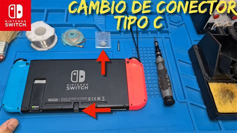 Nintendo Switch Cambio De Conector C Fallos De Carga E Imagen En El