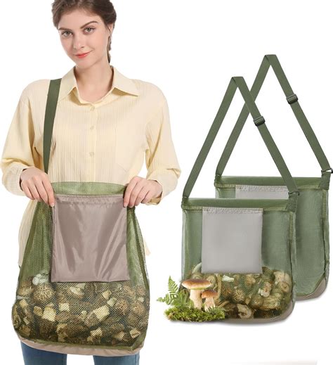 Mushroom Foraging Bag 17x16 Inches Foraging Kit With