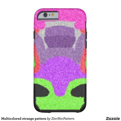 Multicolored Strange Pattern Tough Iphone 6 Case Abstract Iphone Case