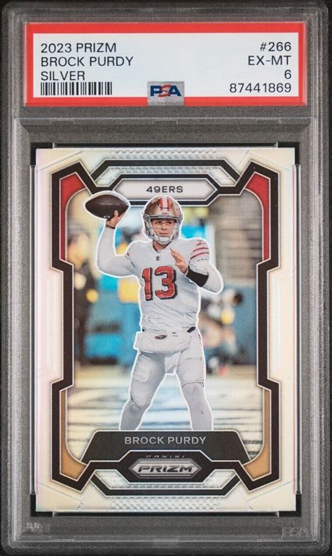 2023 Panini Prizm BROCK PURDY Silver Prizm 266 PSA 6 EBay