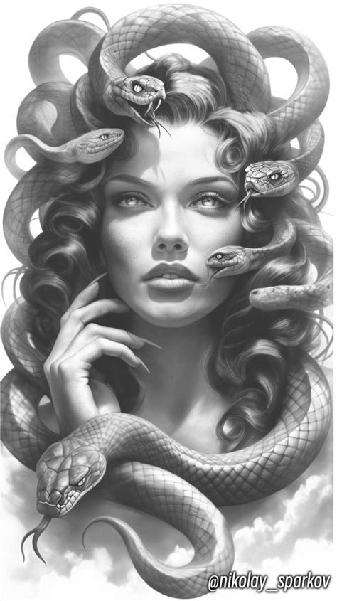 Medusa Tattoo Design In 2024 Medusa Tattoo Medusa Artwork Medusa