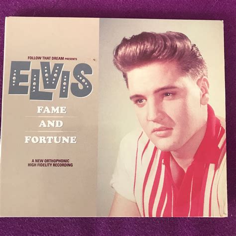 Elvis Presley Fame And Fortune Ftd K P P Tradera