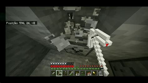 Achei Diamantes Minecraft Hardcore Youtube