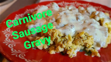 Super Awesome And Easy Carnivore Sausage Gravy Youtube