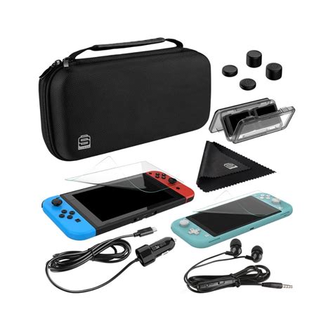 Buy Nintendo Switch Lite Gray Bundle With Surge 11 In 1 Accessory