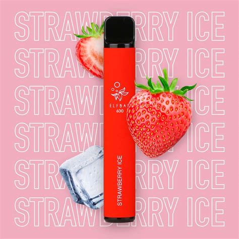 Elfbar Strawberry Ice Einweg E Zigarette Nikotinfrei Z Ge