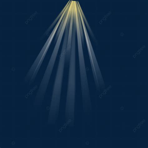 Isolated Yellow Sunrays Sunshine Sunlight Lens Flare Light Effect Isolated Sunrays Sunshine