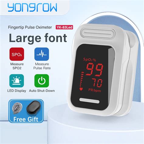 Yongrow Portable Digital Fingertip Pulse Oximeter Blood Oxygen