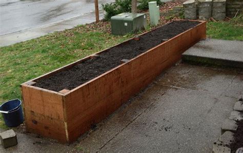 C Mo Hacer Un Plantador De Madera Rectangular Para El Patio En Simples