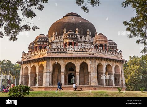 Mohammed Shah Sayyids Tomb Lodi Garden New Delhi India Stock Photo