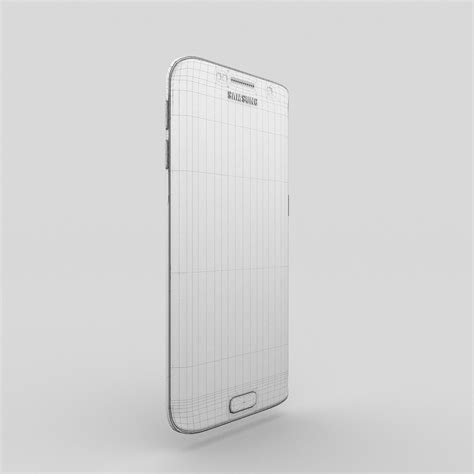 Samsung Galaxy S6 Edge White Pearl 3d Model