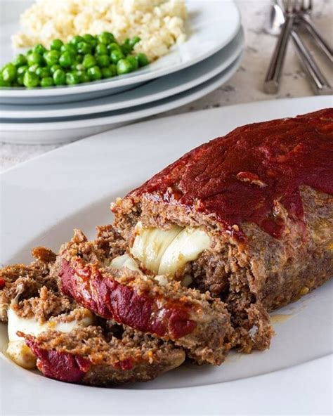 Cheese Stuffed Meat Loaf Recipe