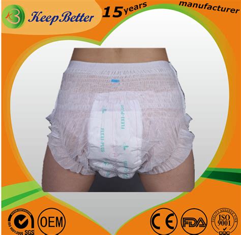 Overnight Disposable Adult Incontinence Pull Up Diapers Nappies For