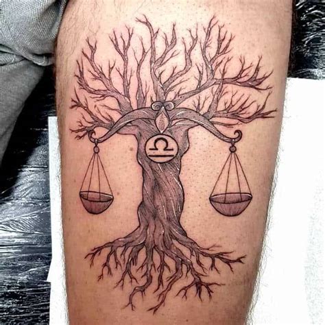 95 Tatouages Du Signe Balance