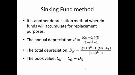 Sinking Fund Method Part 1 YouTube