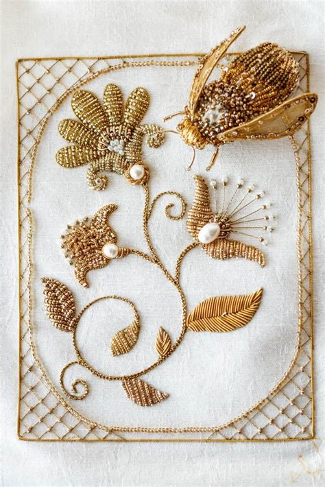 Embroidery Designs Gold | Hand Embroidery